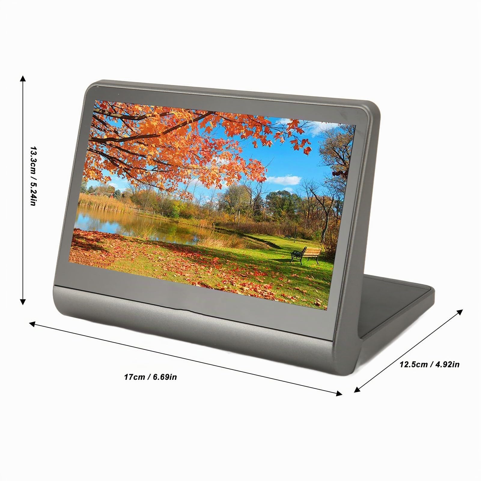 Scanner per Pellicole e Diapositive da 48 MP con Schermo LED da 7 Pollici, Supporto Scanner per Pellicole Digitali Tutto in Memoria da 16 GB Converte Diapositive Negative (Spina