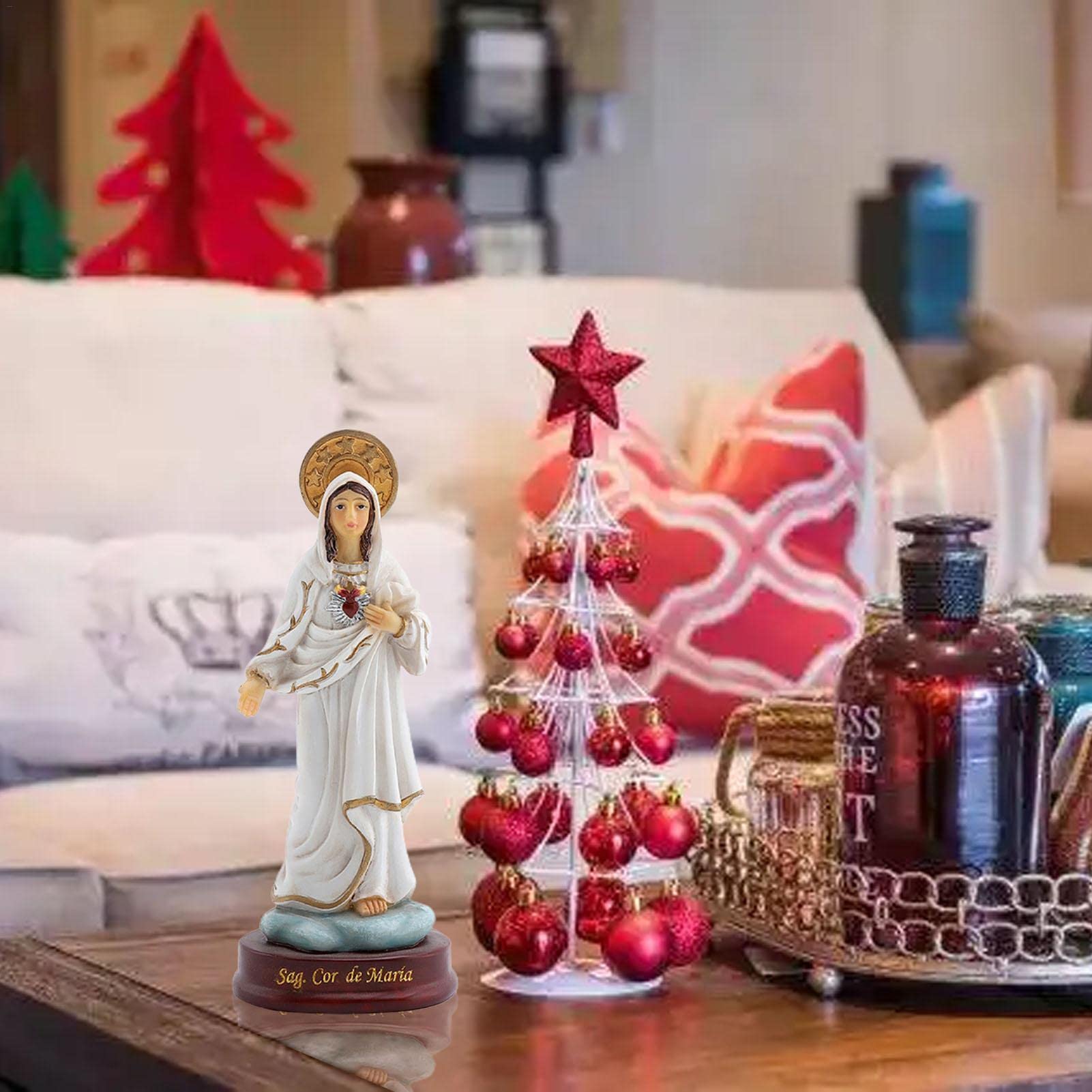 Moeder Maria beeldje Europese stijl entree Decor hars cadeau hars