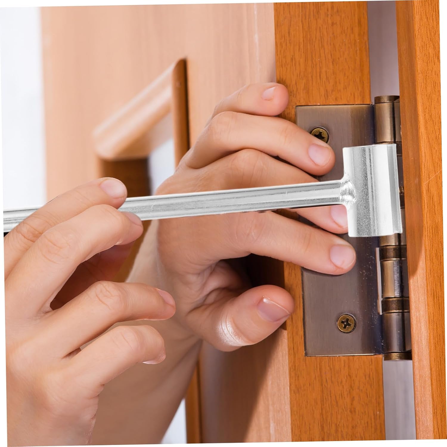 Stainless Steel Door Hinge Adjustment Tool for Quick Alignment