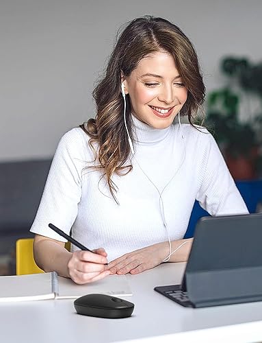 Miniatura 2 de PHILIPS Ratón inalámbrico, mouse silencioso de 2.4 GHz con receptor USB, mouse óptico ergonómico para computadora, 1600 DPI, mouse de computadora