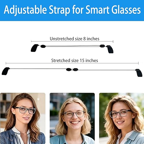 Miniatura 3 de Kit de accesorios para lentes inteligentes compatible con R.ayB.anOa.kley Me-ta Way.farerHead.linerSky.ler, 3 cubiertas de privacidad para cámara,