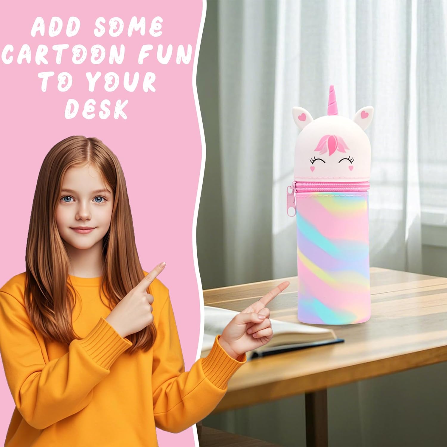 Ceruzatartó cipzár és részletek