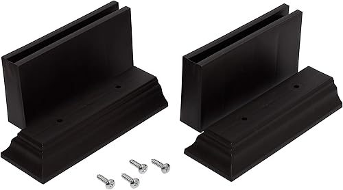 Zenna Home Kit de extensión de piernas para cuarto de baño, 3 "- 4.5", expreso, 2 piezas