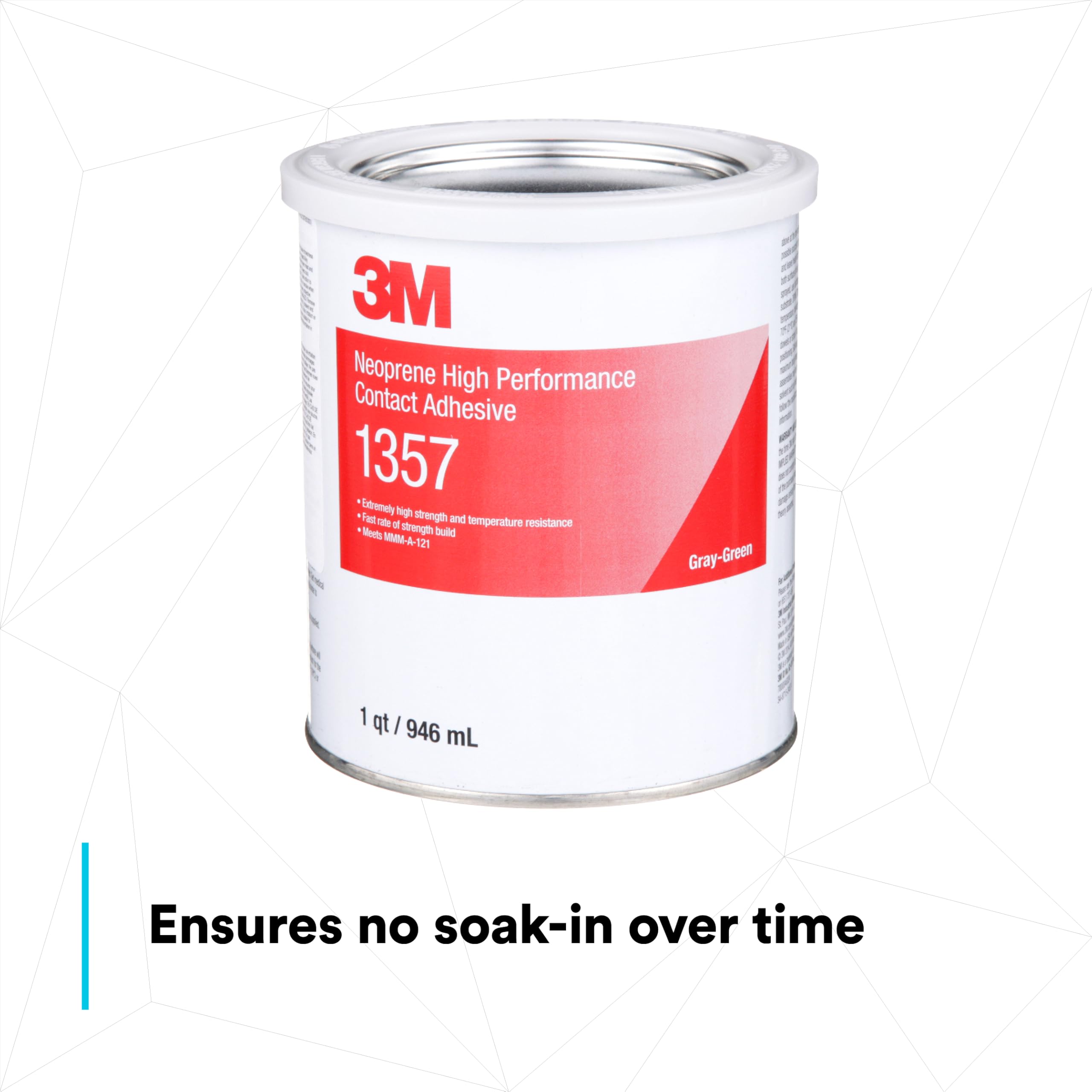 3M Neoprene Adhesive 1357 - 1 Gallon -4