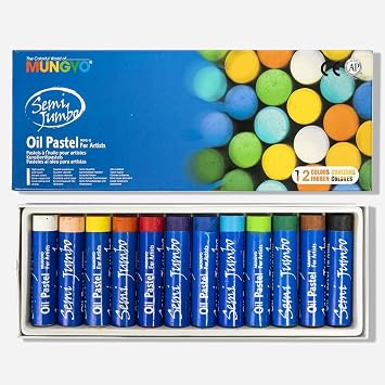Mungyo MOPSJ-12 Pastel Boya, 12 Renk