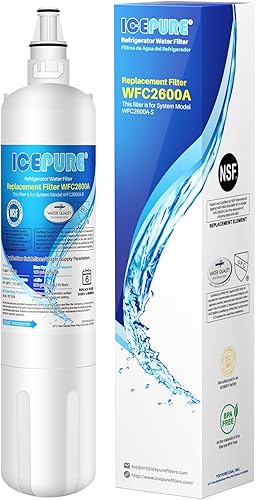 ICEPURE 4204490 Repuesto para filtro de agua para refrigerador Sub Zero, Sub-Zero 4204490, 4290510 9030868, 1 unidad