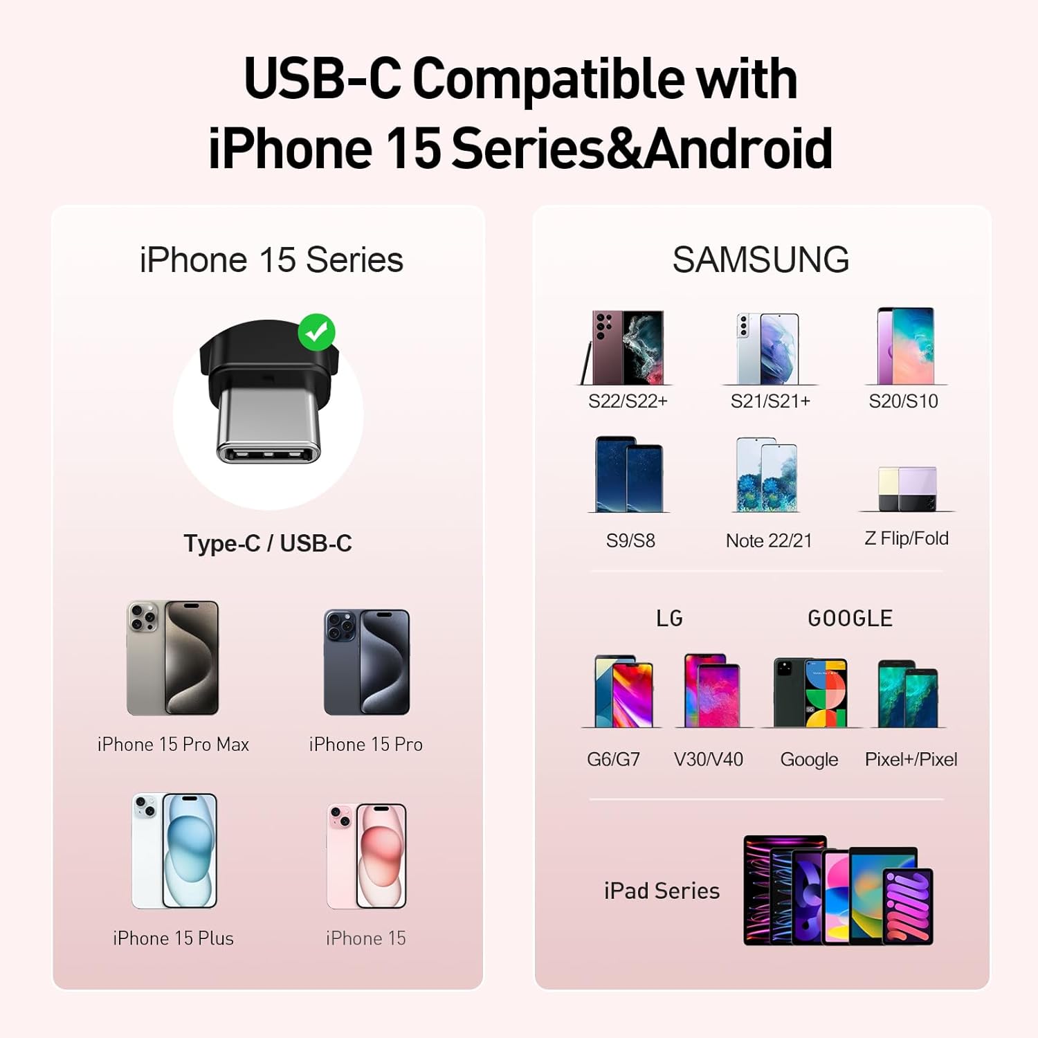 iWALK USB-C Portable Charger for iPhone 15