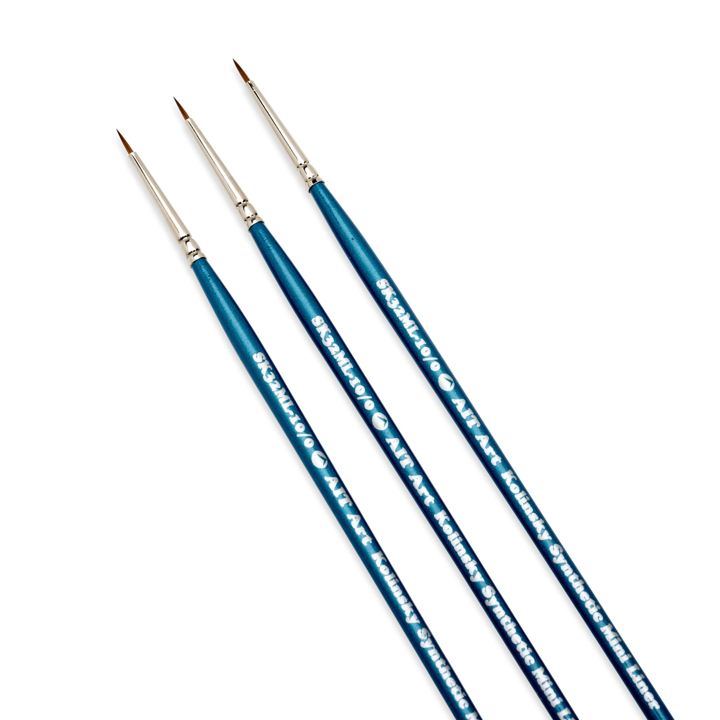 Pinceaux de peinture pour détails miniatures 10/0 AIT Art Select au rendu exquis