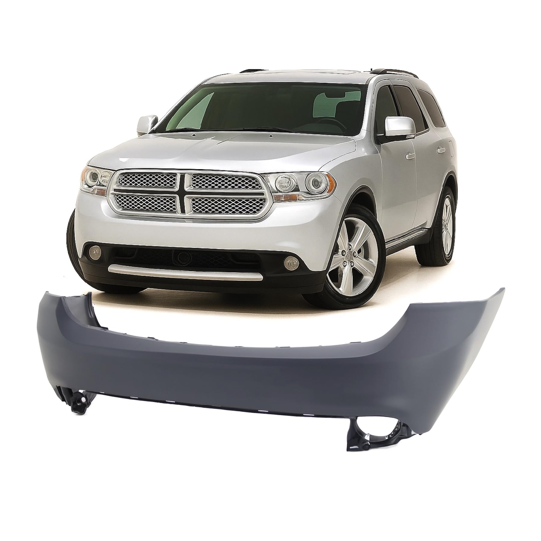 FitParts Compatible with Dodge Durango 2011–2013 Front Upper Bumper Cover