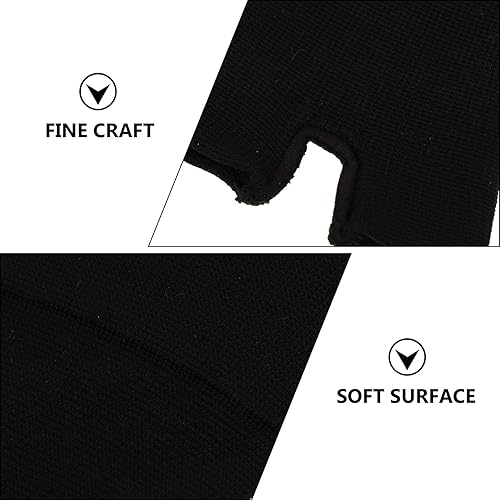 Miniatura 9 de 1 par de guantes de compresión de cobre, guantes de soporte de mano para muñeca y pulgar para mujeres y hombres, túnel carpiano, negro, S