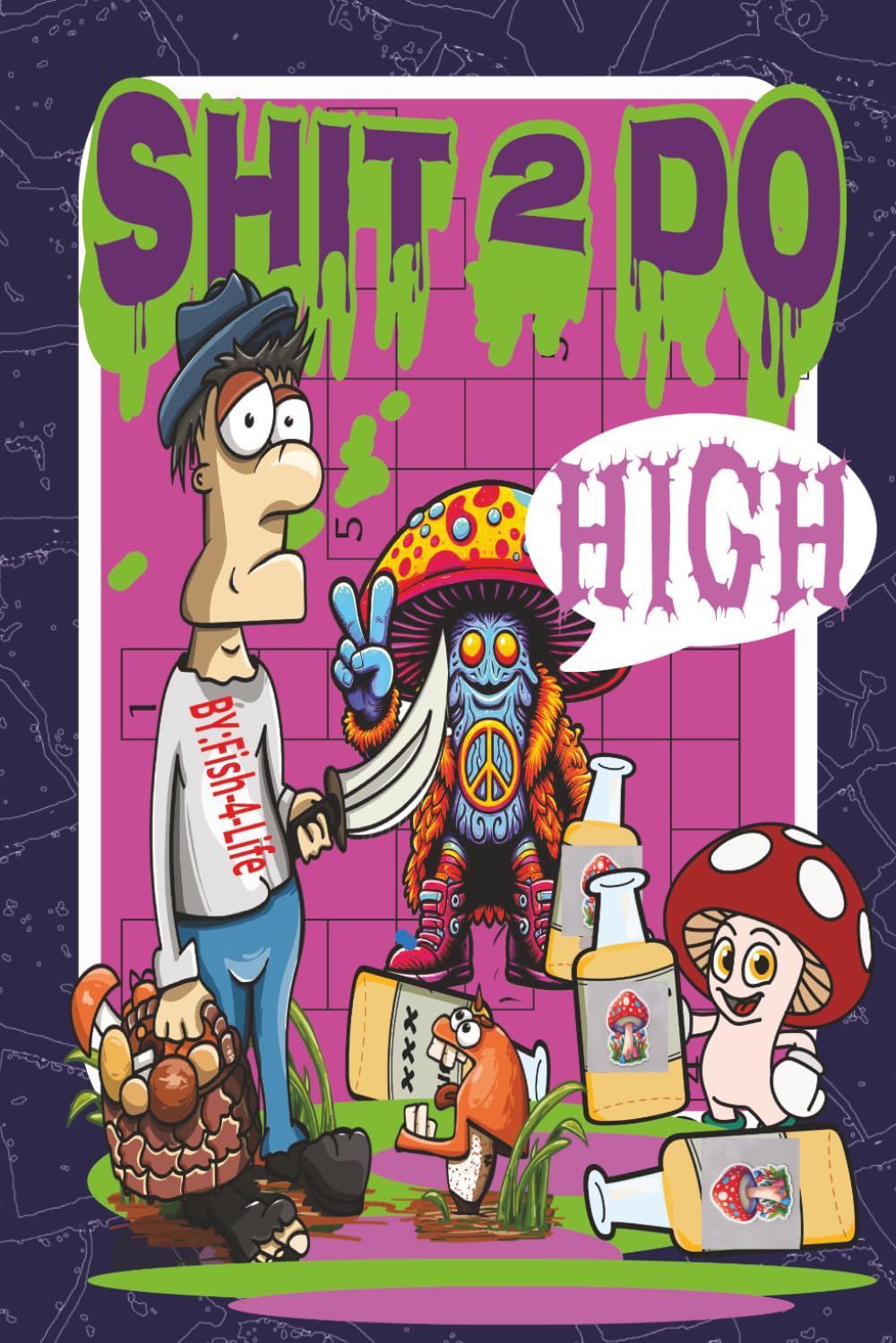 shit 2 do: Crossword puzzles with easy-to-read print, about good vibes, funny,adventure and more, 6x9 inches, 180 pages, 50+ puzzles and more, great for gifts,vacations, holidays, and relaxation.