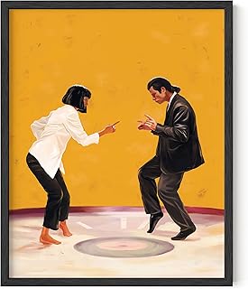 HAUS AND HUES Movie Scene Poster - Retro Quentin Tarantino Movie Wall Ar...