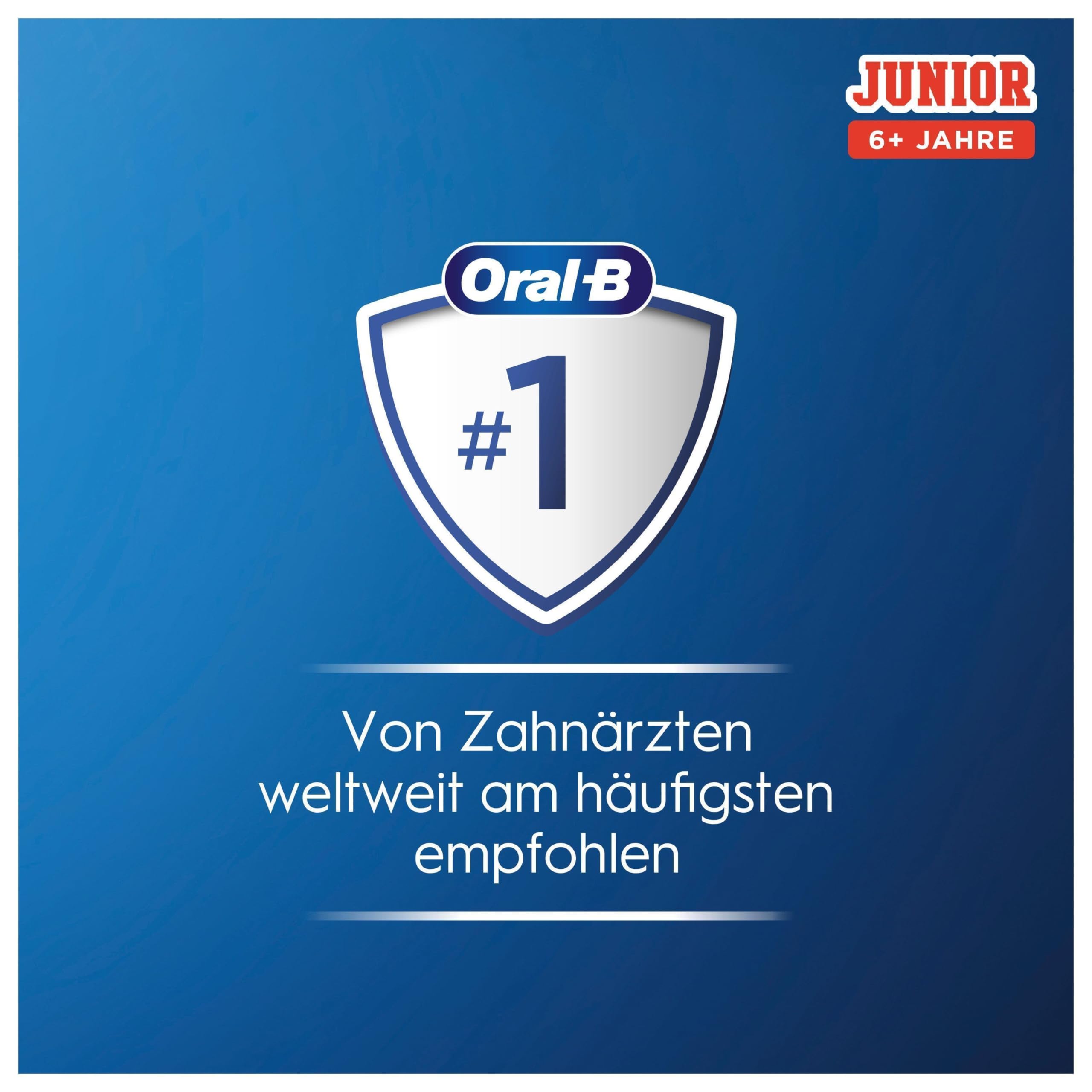 Oral-B Junior Minnie Mouse Elektrische Zahnbürste/Electric Toothbrush, Kinder ab 6 Jahren, 2 Aufsteckbürsten, 360°-Andruckkontrolle, 2 Putzmodi inkl. Sensitiv Zahnpflege, weiche Borsten, Timer, weiß