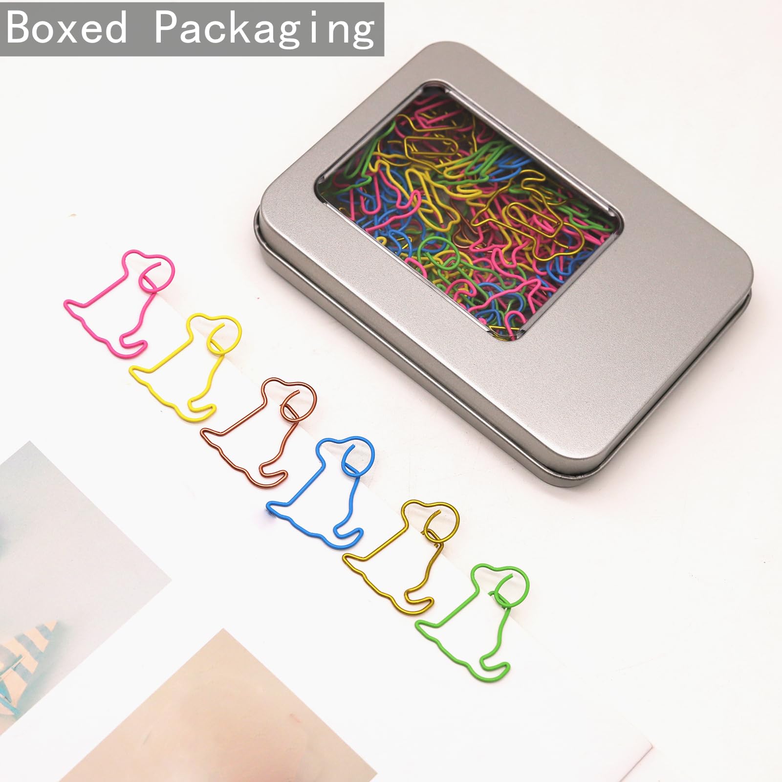 Büroklammern für Hunde, verschiedene Farben, Bürobedarf, Golden Retriever, Schreibwaren, Geschenke für Damen und Herren, 60 Stück
