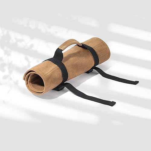 Miniatura 6 de Rollo de herramientas de lona encerada resistente, resistente e impermeable (caqui)