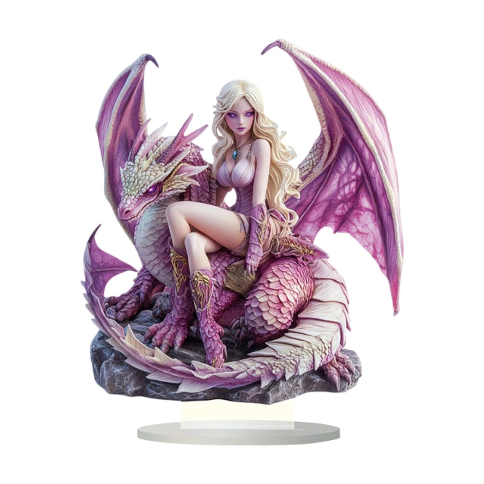 Panneau acrylique dragon féerique Gralara, le cadeau de maison idéal