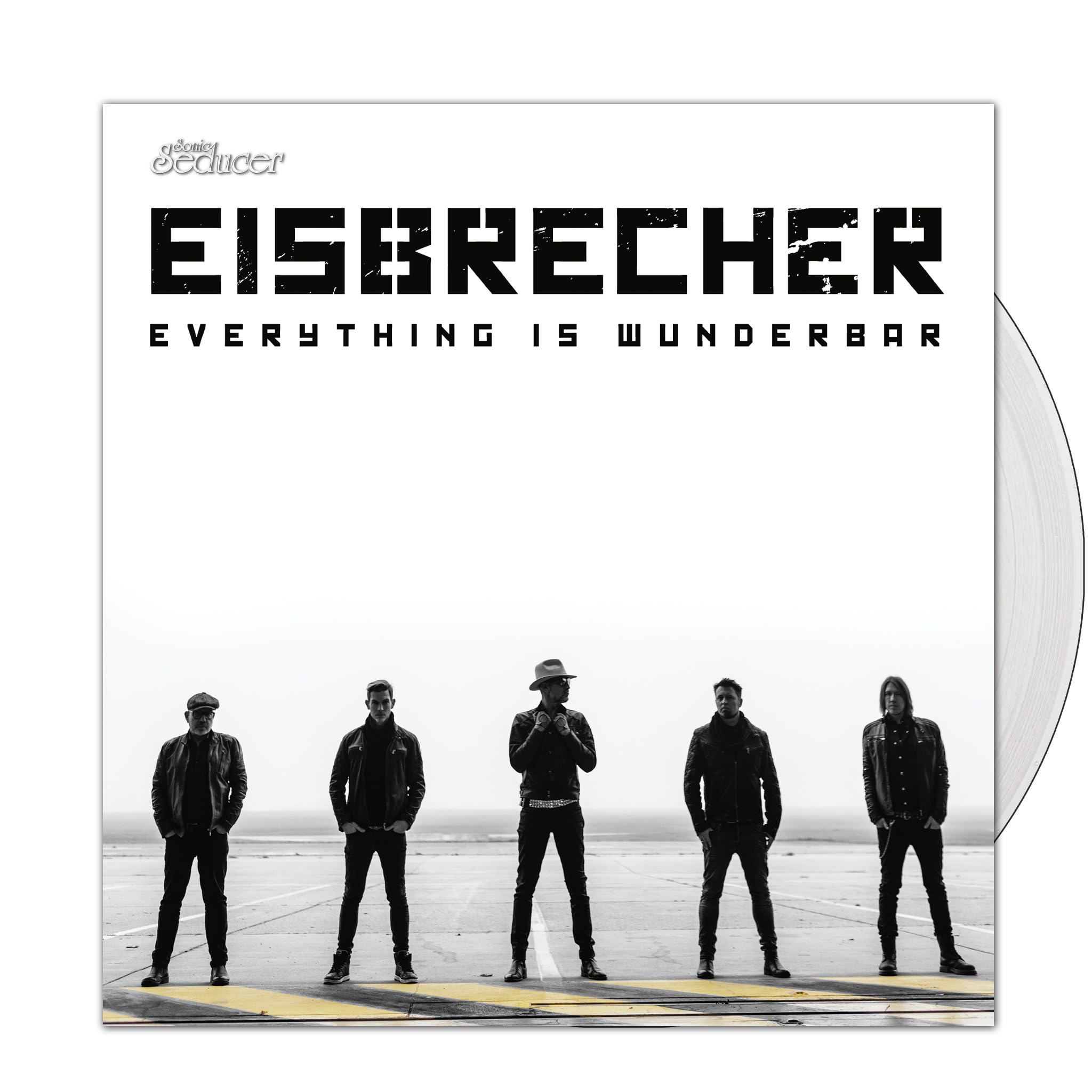 Eisbrecher – 7“ Vinyl - Transparent lim. 199 Ex.: „Everything is wunderbar / Festung der Einsamkeit“ exkl. Piano Version + sign. Fotokarte + exkl. Sticker + Sonic Seducer 03/2025 +CD
