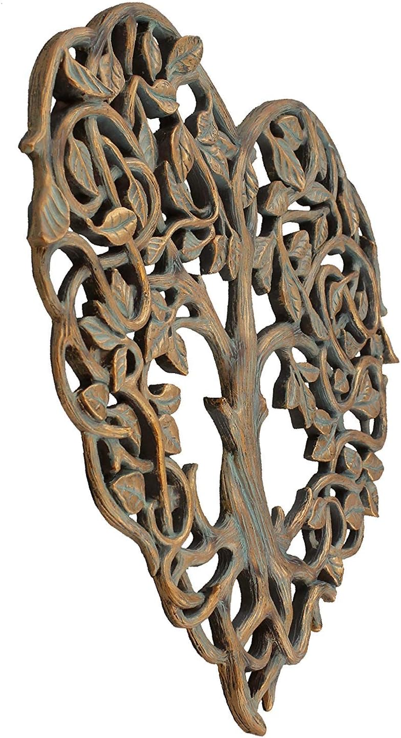Old River Outdoors Tree of Life/Heart Wall Plaque 12" Decorative Art Sculpture - I Love You Decor