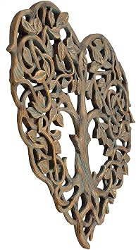 Old River Outdoors Tree of Life/Heart Wall Plaque 12 Decorative Art Sculpture - I Love You Decor
