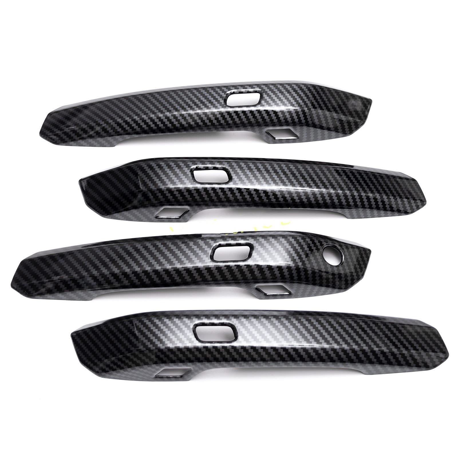 EIDASH Car Exterior Door Handle Cover for A4 B9 A5 F5 Q5 FY SQ5 Sportback 2017-2022 Carbon Fiber Car Exterior Door Handle Cover Trims