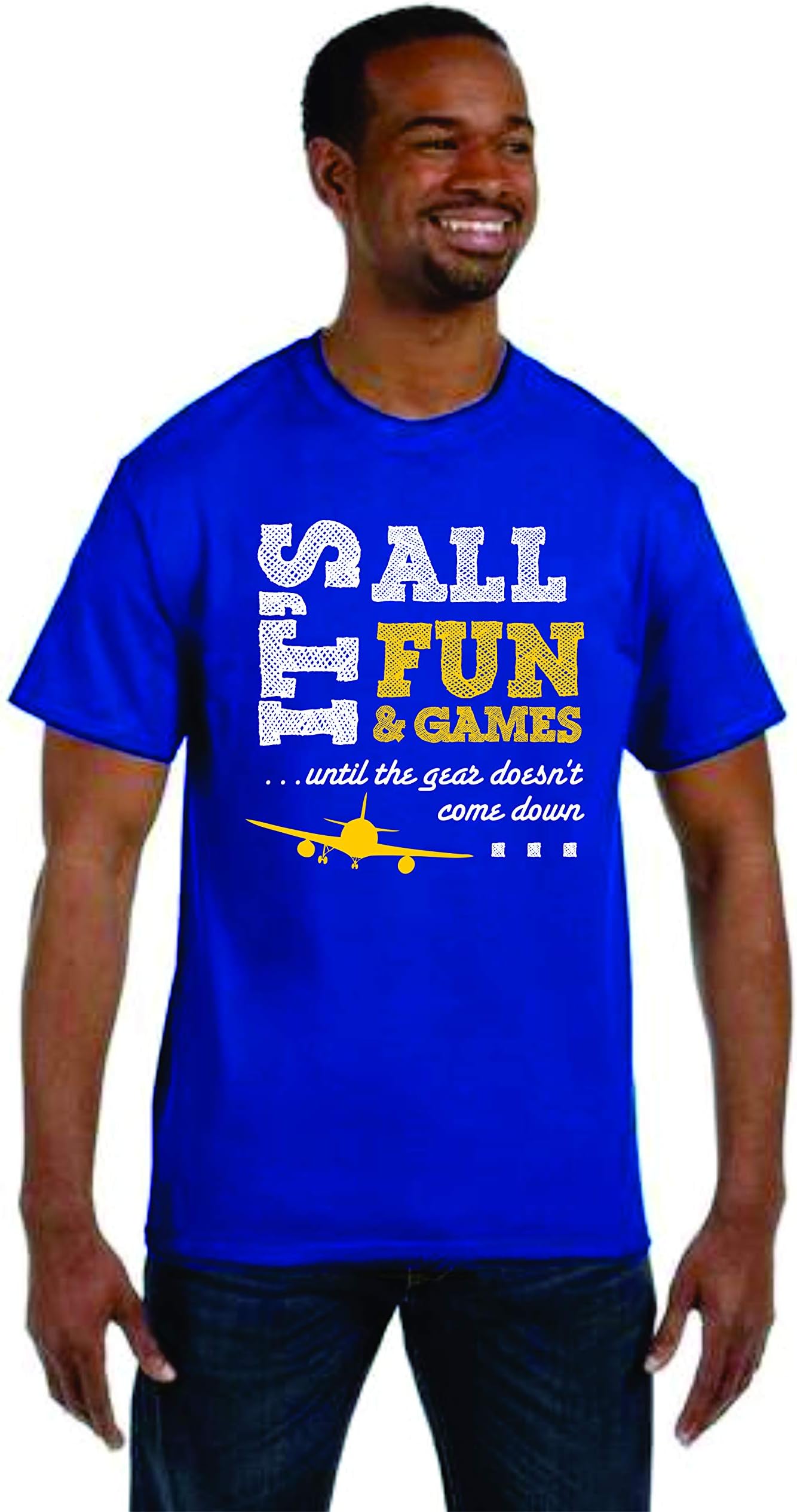 It's All Fun and Games Aviation Shirt (Large)
