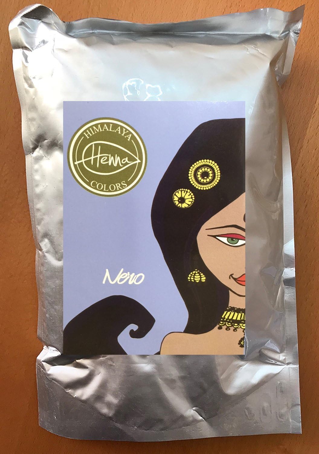 capelli neri all'henné