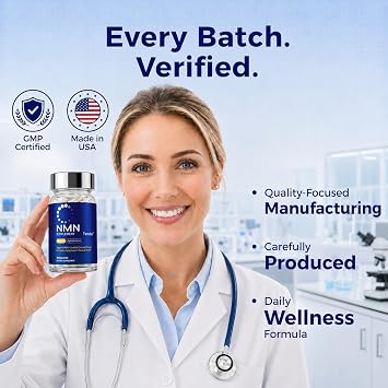 NMN Supplement 1000mg - Supports NAD+ Levels & Healthy Aging
