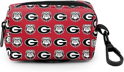 Miniatura 6 de Georgia Bulldogs - Collares y correas de nailon ajustables hechos a mano (cuello grande)