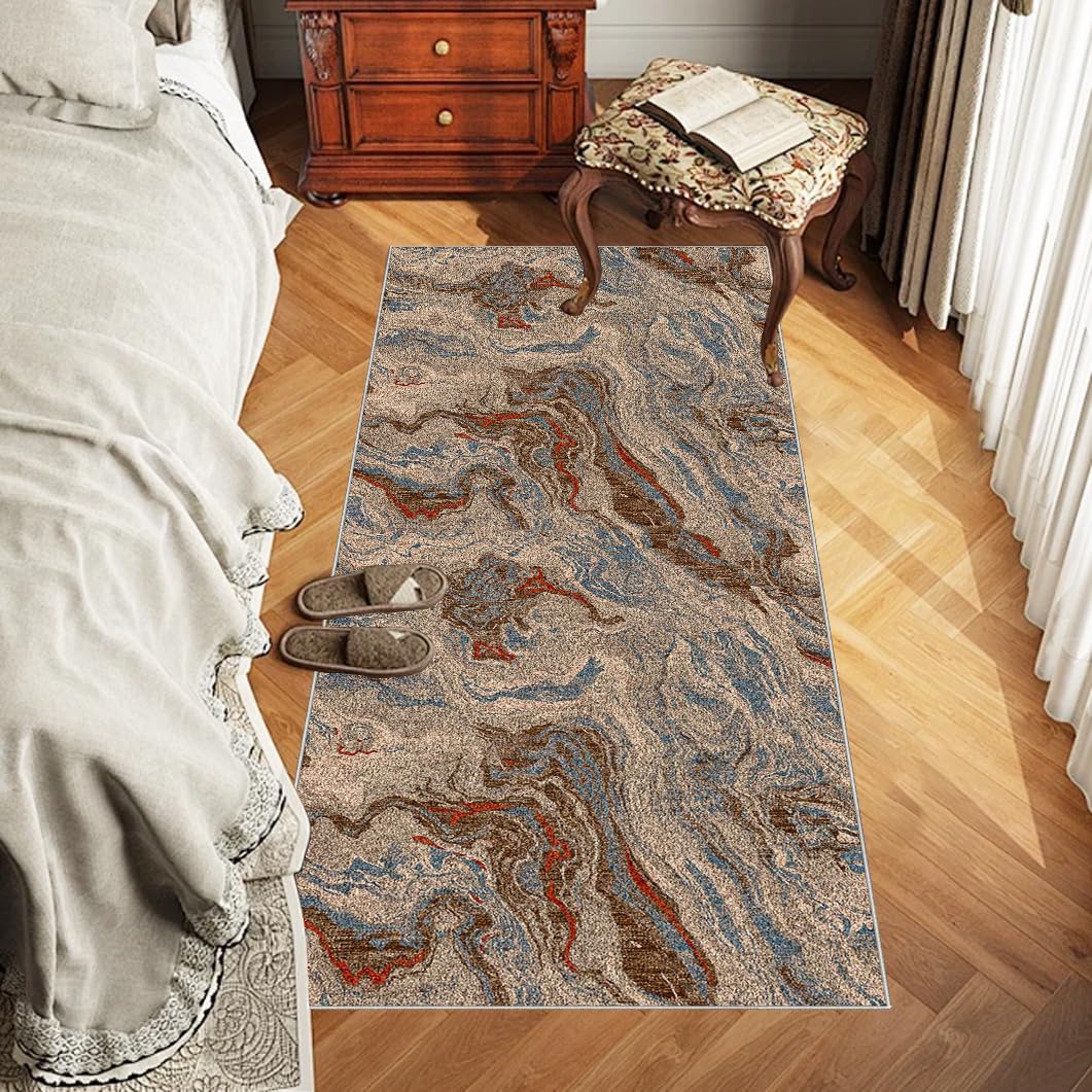 Długie dywaniki do korytarza, dywan do korytarza, dywanik wejściowy, 60 x 140 cm antypoślizgowy dywanik kuchenny zmywalny, chłonne dywaniki do sypialni, jadalni, pralni