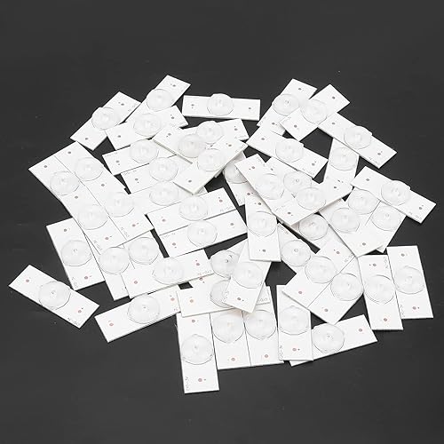 Miniatura 2 de 50 bombillas LED, lente LED SMD de 3 V, cuentas de lámpara de tablero con lente de fibra de vidrio para reparación de TV LED de 32 a 65 pulgadas y