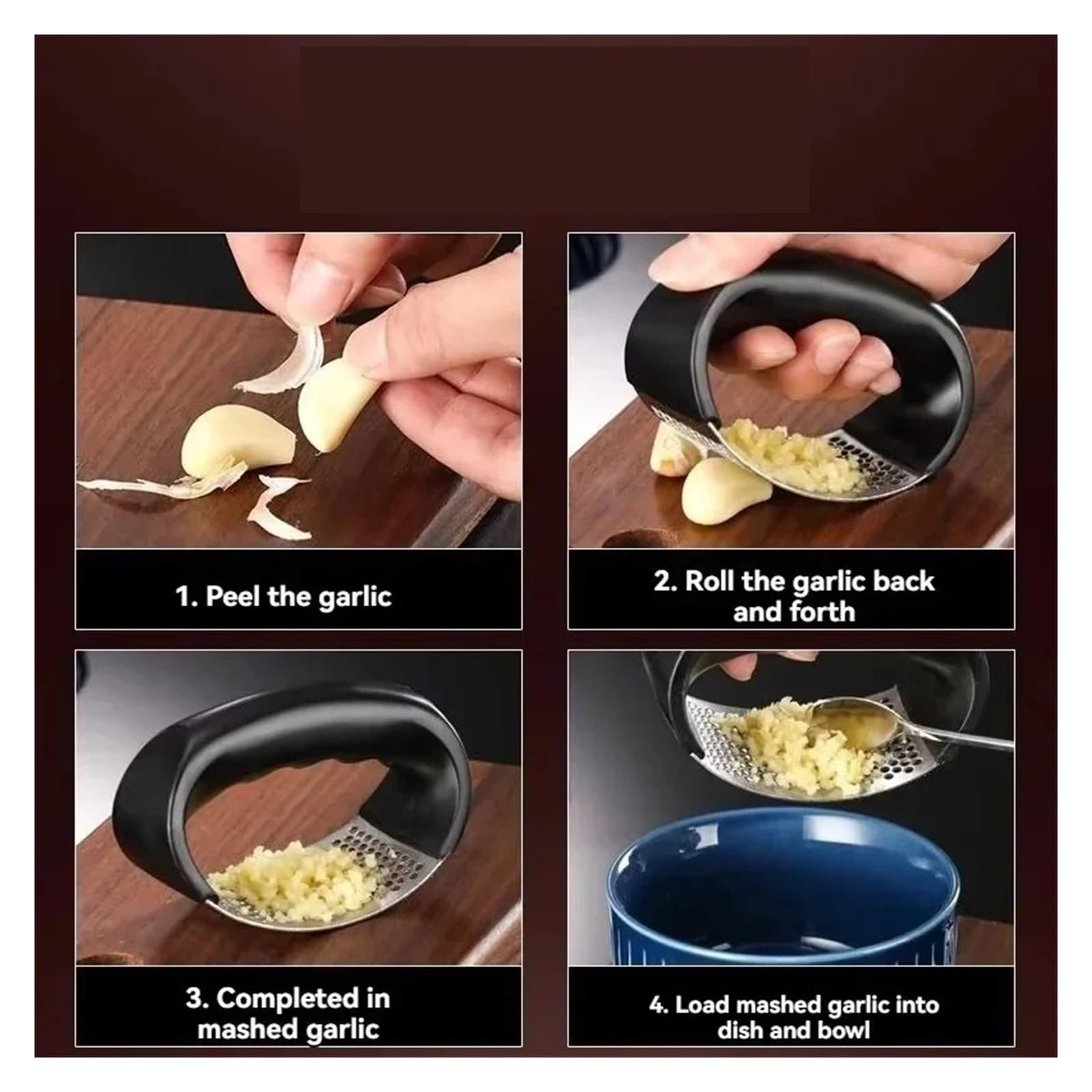 4 pezzi di spremiaglio manuale, tritacarne, utensili da cucina, accessori, gadget