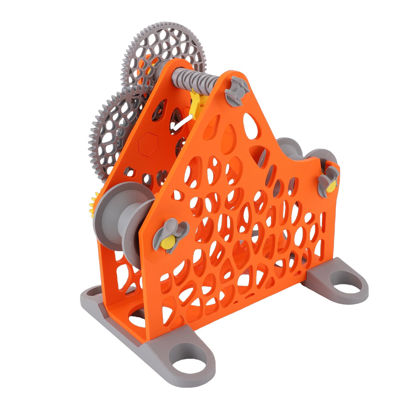 Fafeicy 3D-Drucker-Filamentaufwickler, Handgekurbelter 1-kg-Filamentaufwickler, Abnehmbares Modulares Design für Heimwerker und Bastler, Heimwerkstatt