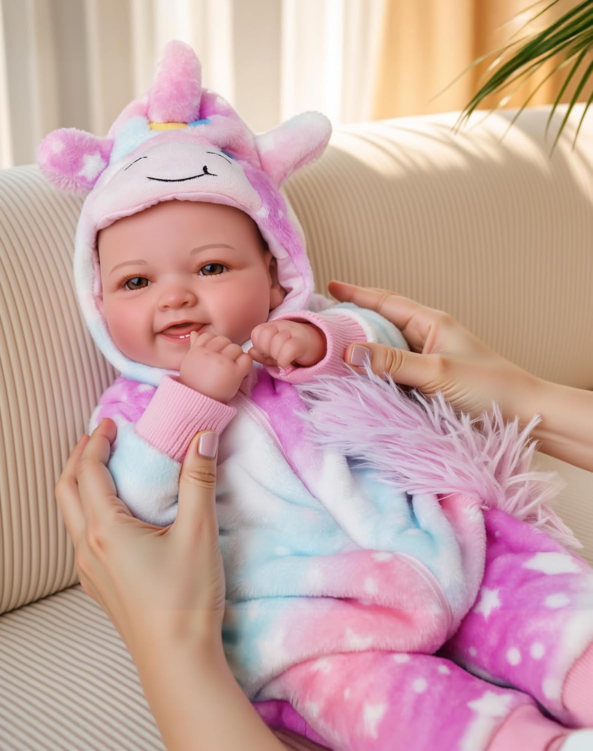 Adorable 17-Inch Realistic Baby Doll with Accessories for Imaginative Play and Collecting