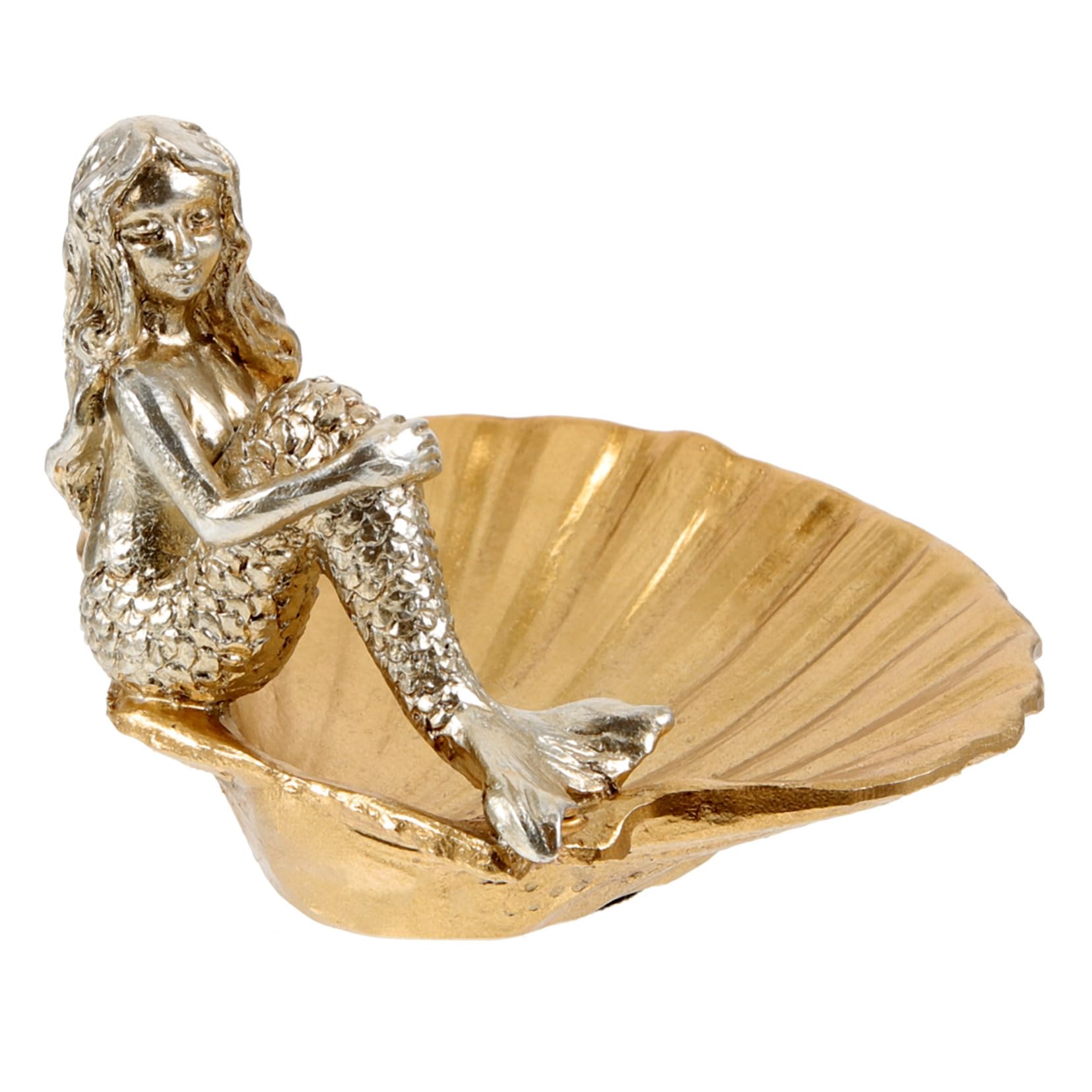 MWTSYSQ Girls Accessories Mermaid Jewelry Tray Elegant Shell Design Trinket Ring Earring Necklace Necklace