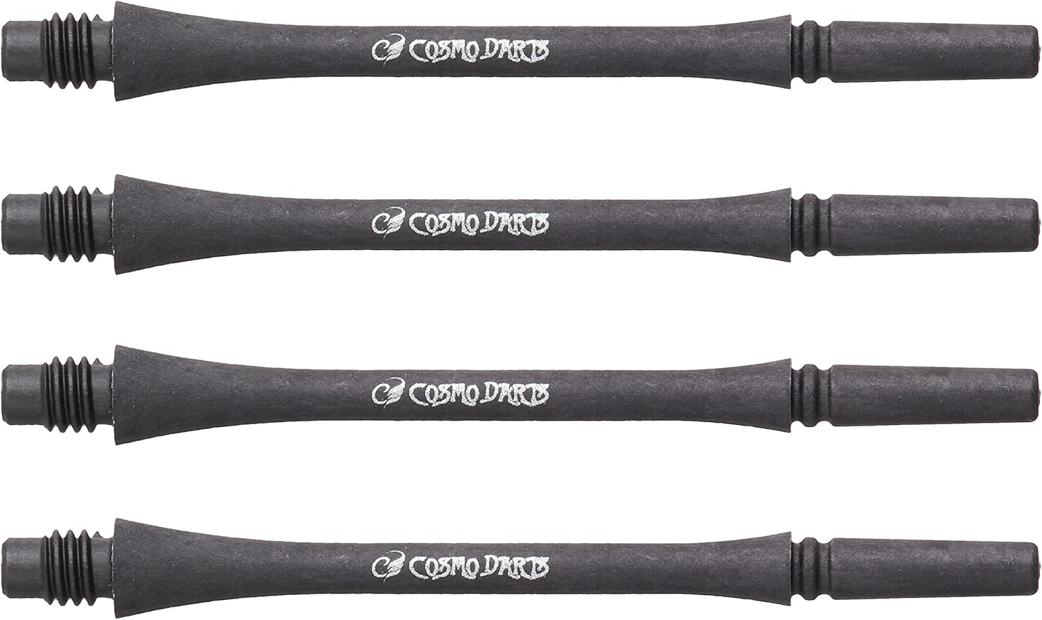 NineDartOut.us Fit Shaft Carbon Slim 4 Pack(Locked) (#7-38.5mm - Extra Long)