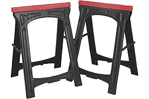 Ironton Plastic Foldable Wooden Sawhorse