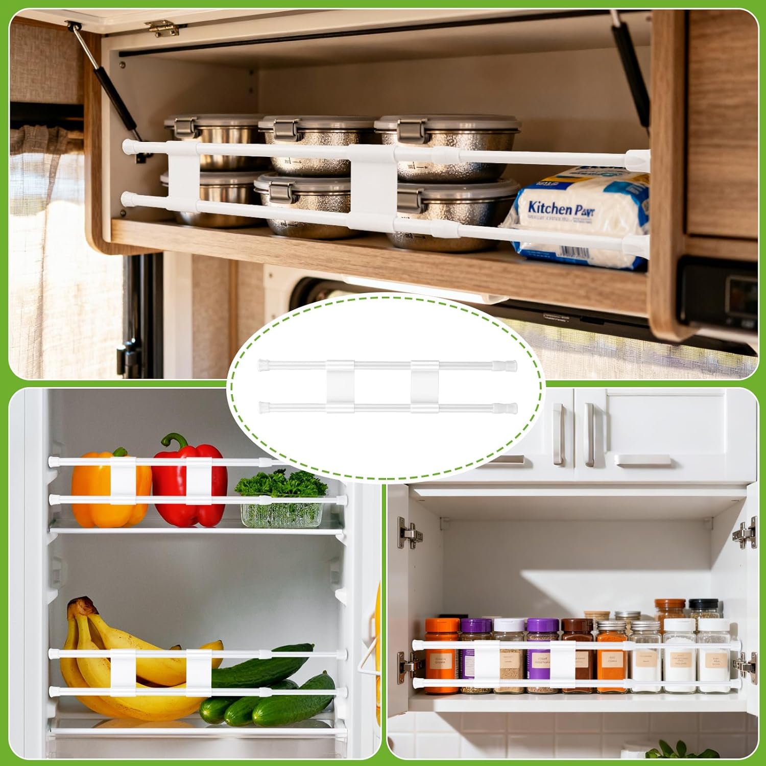 4セット ダブルRV冷蔵庫バー