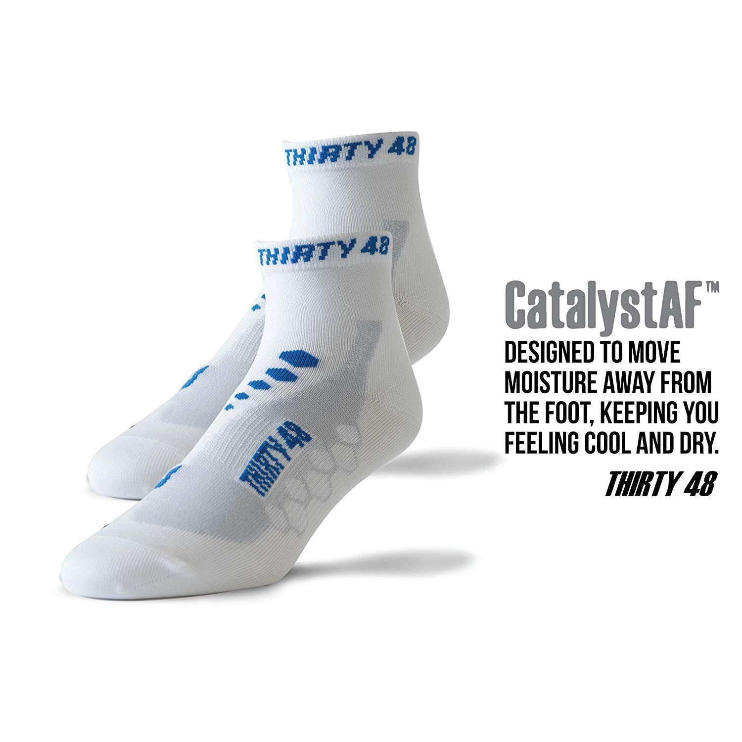 Thirty48 Low Cut Cycling Socks for Men and Women | Unisex Breathable Sport Socks