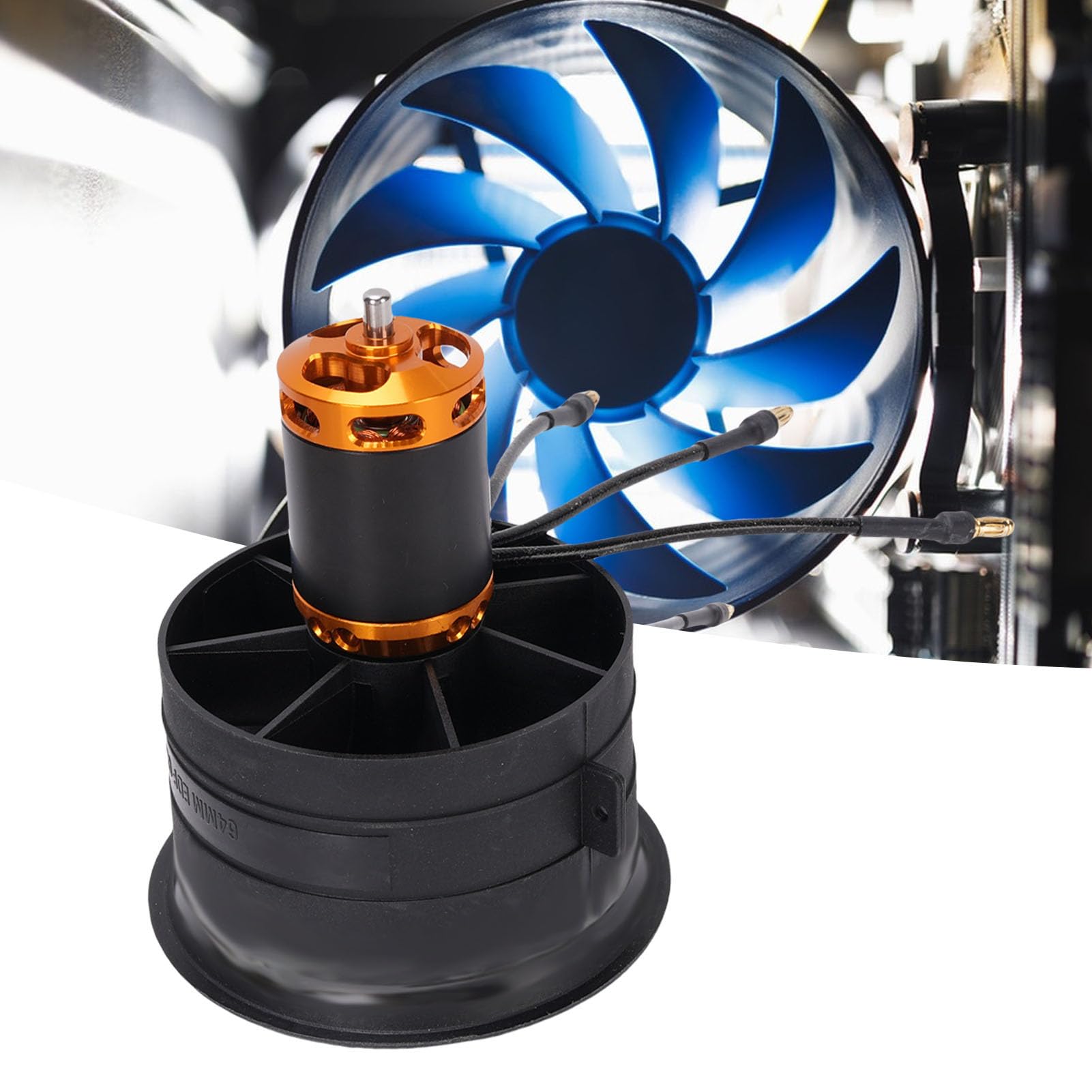 Dilwe Motore Motorino Senza Spazzole a Ventola Condotto Kit ESC ESC ALTA FUST STUNATO 2100KV con Scheda di Controllo Integrata per il di Alimentazione dei Droni Modifica del Computer di