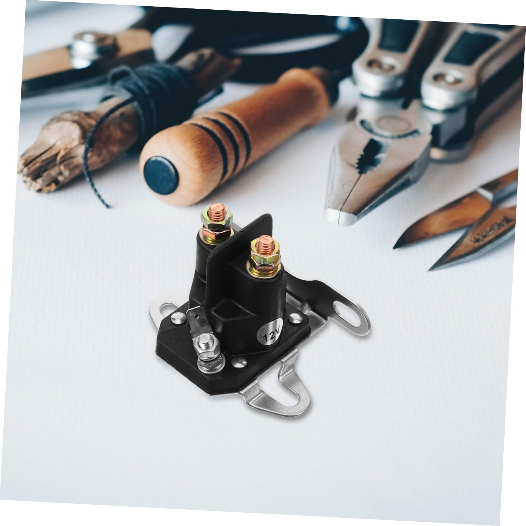ifundom 4 Solenoides De Arranque para Cortacésped Solenoides para Cortacésped De Coche Solenoides De Arranque para Tractor Solenoides De Repuesto Relés Abs