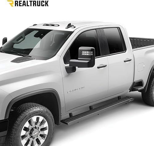 Miniatura 2 de N-Fab - Escalones para Ford Transit Van  Longitud de la cabina, aluminio inoxidable y negro texturizado, GFF19TV-TX  Compatible con Ford Transit Van