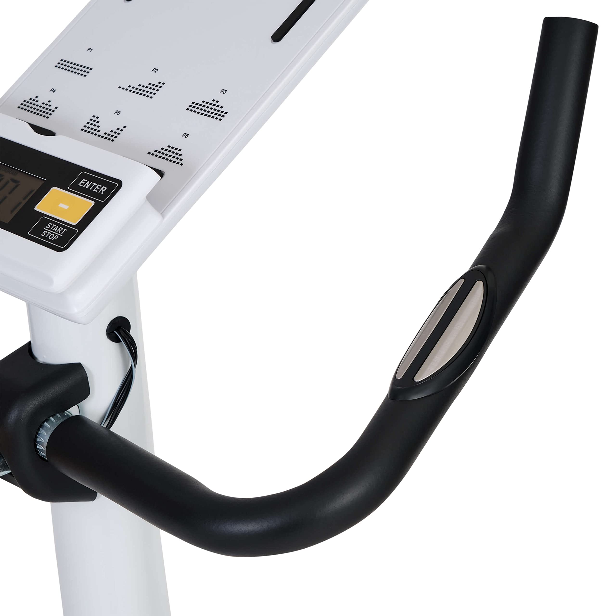 SportPlus COMPACT Vélo d'appartement 24 niveaux résistance pulsomètre intégré compatibilité applis cardio-training