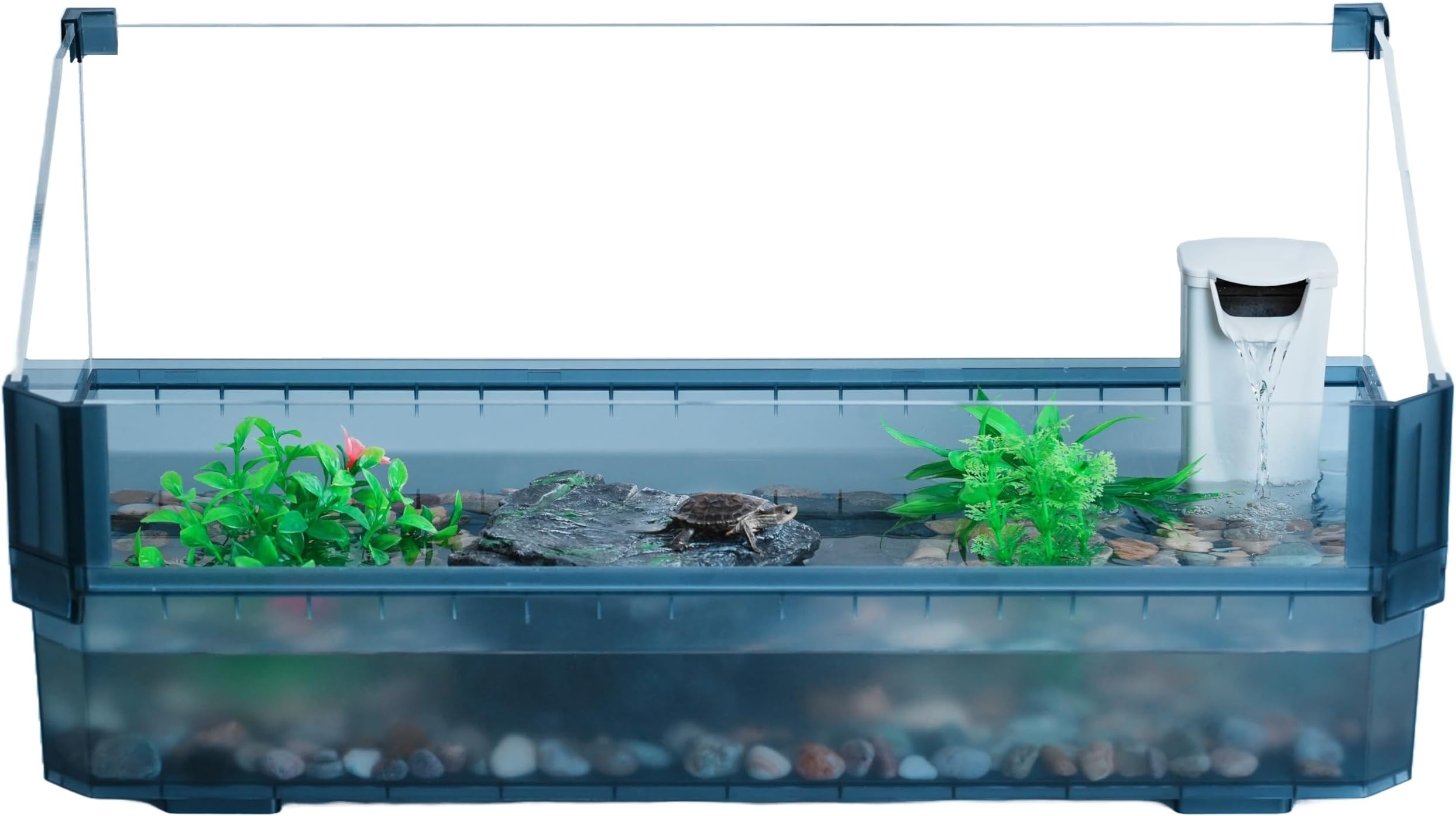 HypeSide Turtle Tank Kit Complete Turtle Aquarium Set