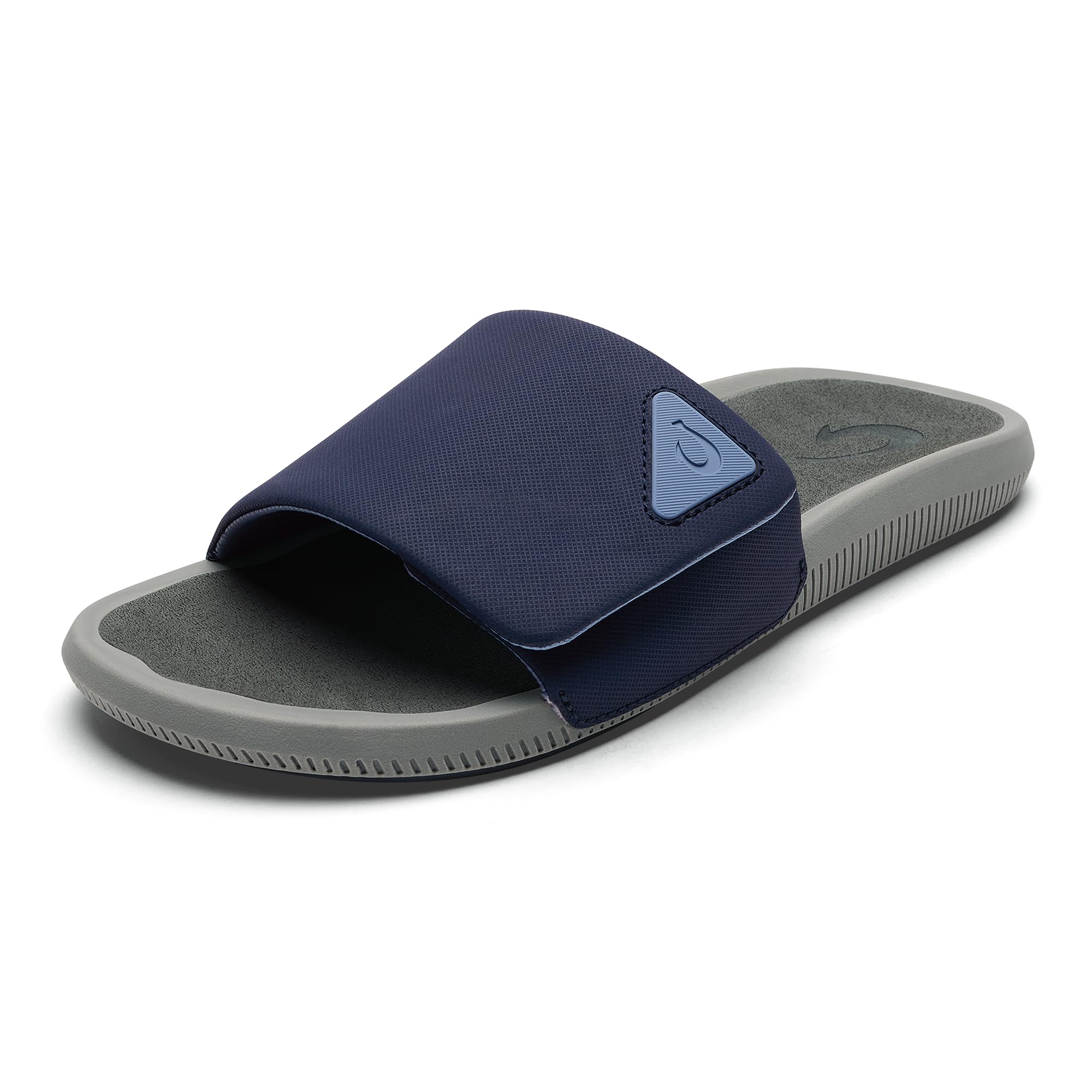 OluKai Men's Ulele Slide Sandals, Everyday Water-Friendly Shoes | Superior Traction on Wet Surfaces, All-Day Comfort & Arch Support