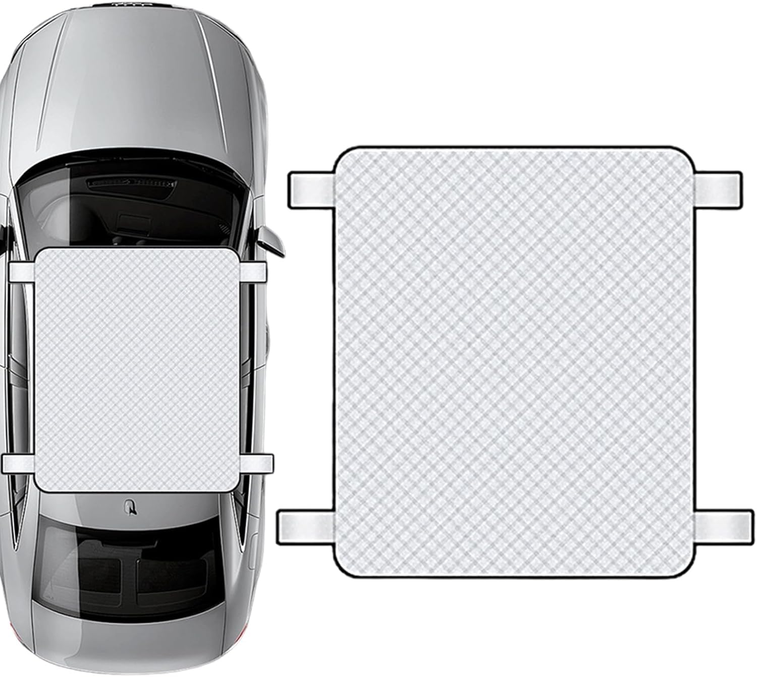ONEMAJI Panoramic Roof Sunshade for OMODA 9 Per SHS Per C9 2025-2026, Thermal Blind Blackout Cover Anti UV Protection Motoring Accessories Sunroof and Panoramic Roof, M
