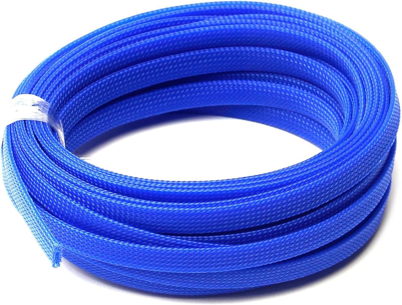 Heyiarbeit 10m/32.8ft PET Expandable Braid Cable Sleeving Flexible Wire Mesh Sleeve Purple 10mm