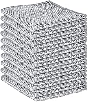 Myrvexan Silver Mesh Scrubber 10-Pack, Single-Layer Scourer for Pots