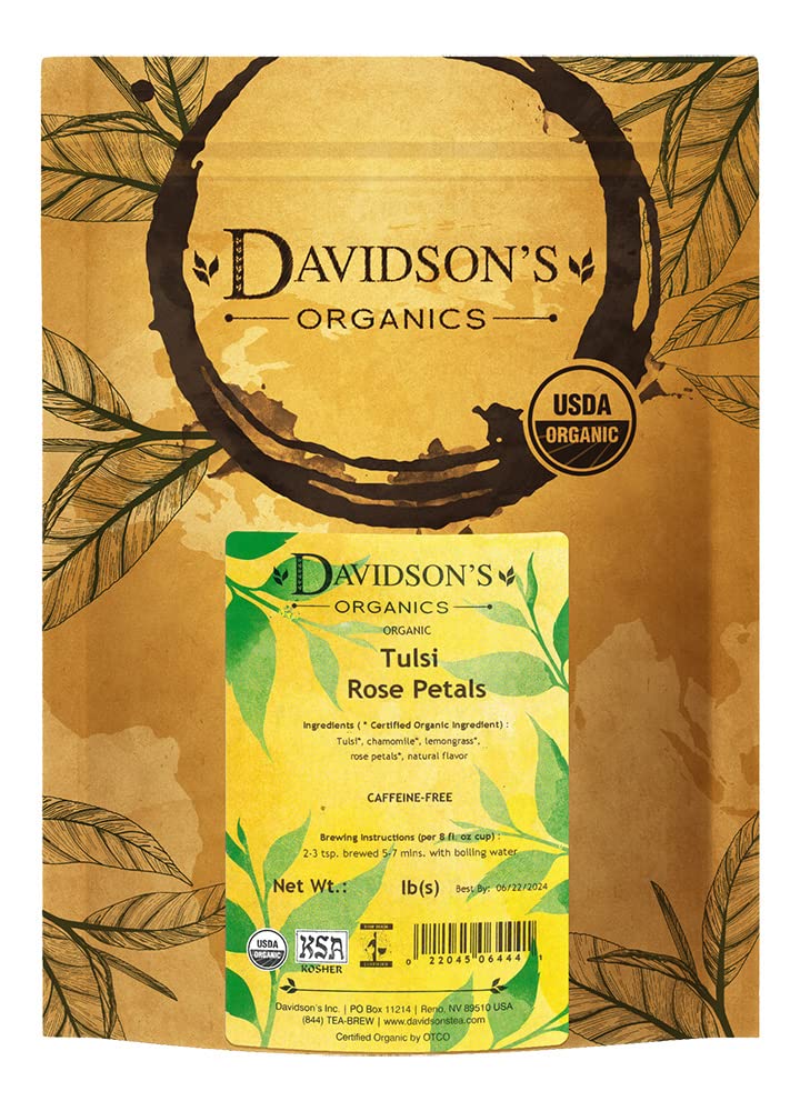 Davidson's Organics, Baobab Powder, Loose Leaf Tea, 16-Ounce Bag