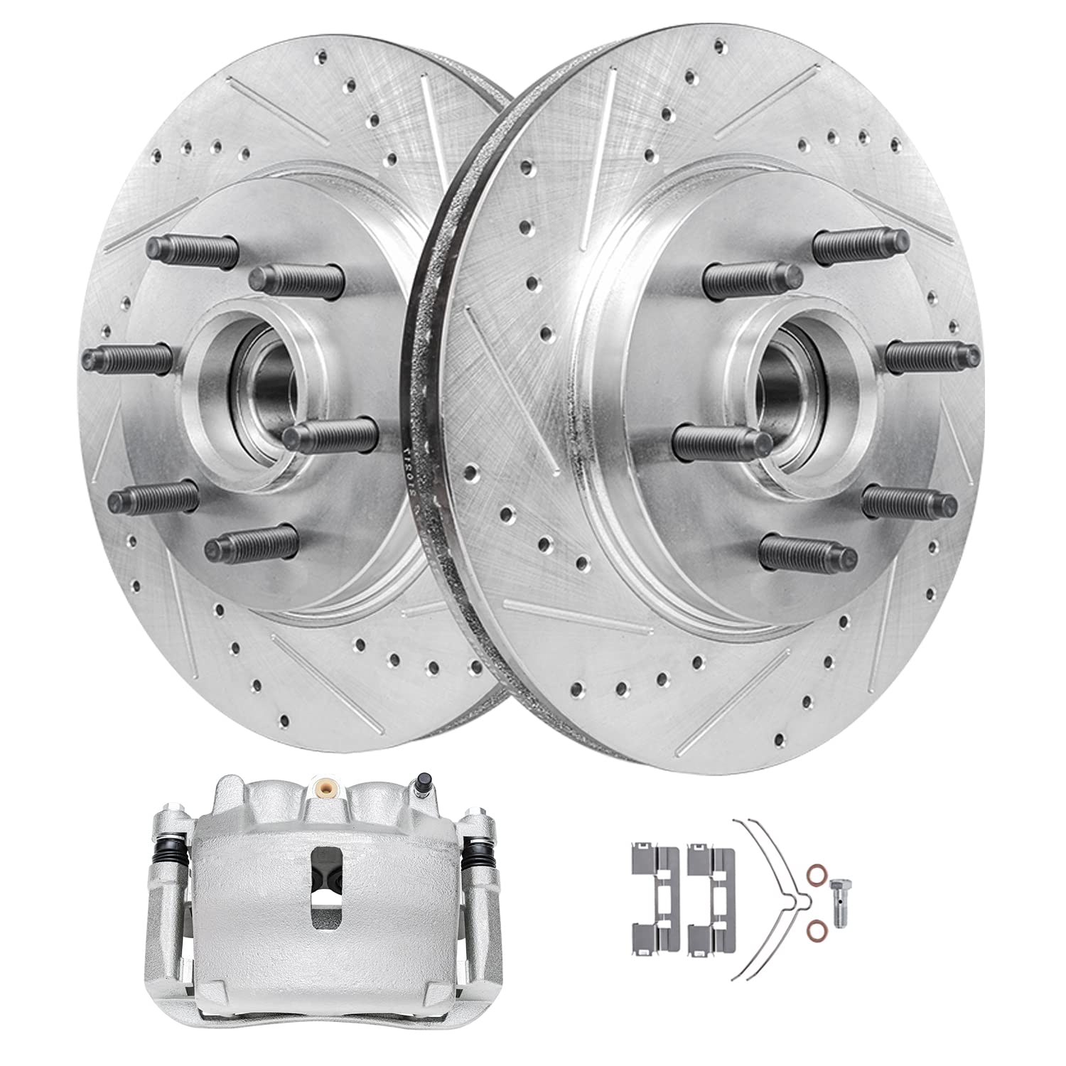 Detroit Axle - RWD Front Brake Kit for 05-08 Ford F-150 2006-2008 Mark LT