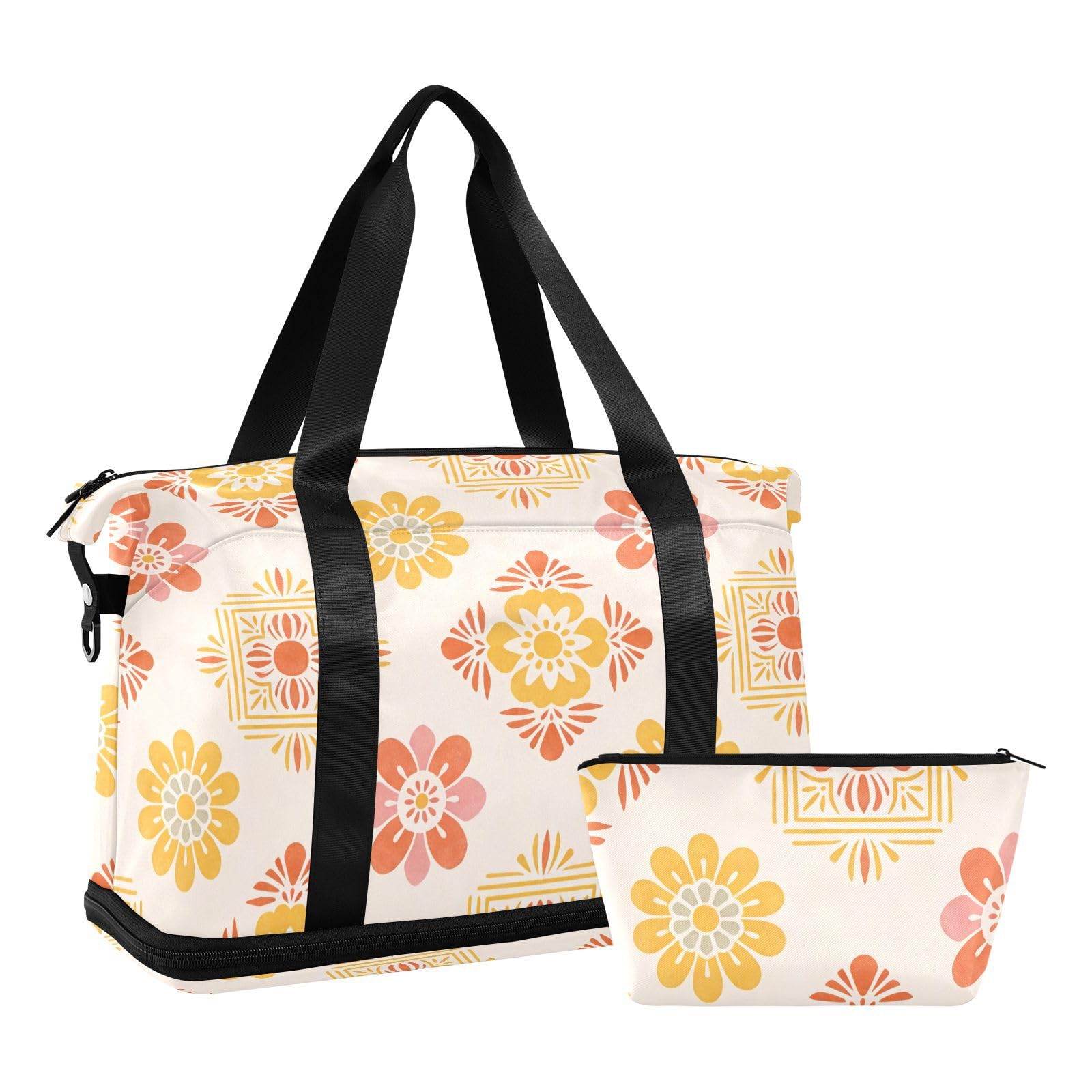 Cinco De Mayo Sommer-Reisetasche, Pastellfarben, große Kapazität, große Kapazität, Reisetasche, Übernachtung, Handgepäcktasche mit verstellbarem Riemen für Geschäftsreisen
